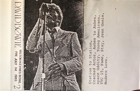 B Milton Keynes Bowl 1st July 1983 Bowieontape