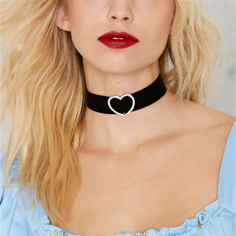 Hot Punk Harajuku Collar Choker Necklace Velvet Choker Punk Goth 100