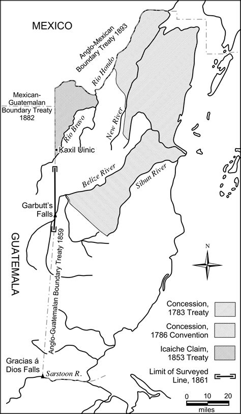 The Borders” Of British Honduras And The San Pedro Maya Of Kaxil Uinic