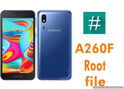 Samsung A2 Core SM-A260F U3 Pie Tested Root File