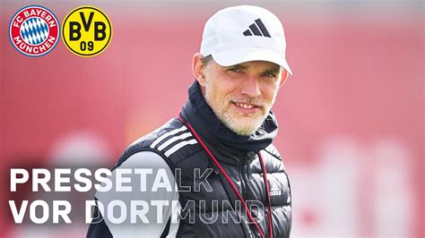 Pressetalk Vor Dem Klassiker Gegen Borussia Dortmund YouTube