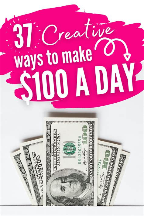 How To Make 100 Dollars A Day 53 Creative Ways To Make Quick Money