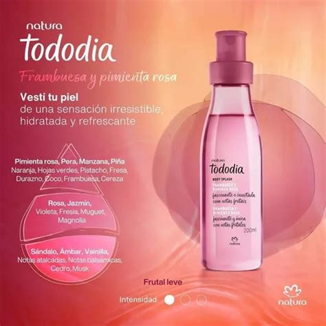 Natura Tododia Body Splash Frambuesa Y Pimienta Rosa En Venta En