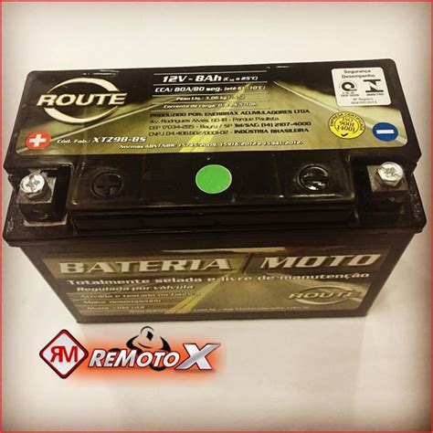 Bateria Route Selada Xtz9b Bs Yamaha Mt 03 660cc Ano 06 A 12 R 329