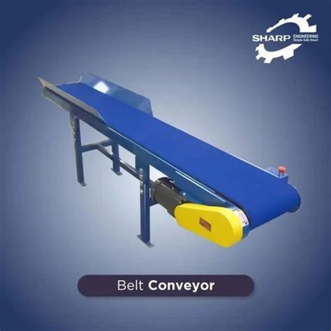 Belt Conveyor Mild Steel Belt Conveyor Manufacturer From Mumbai