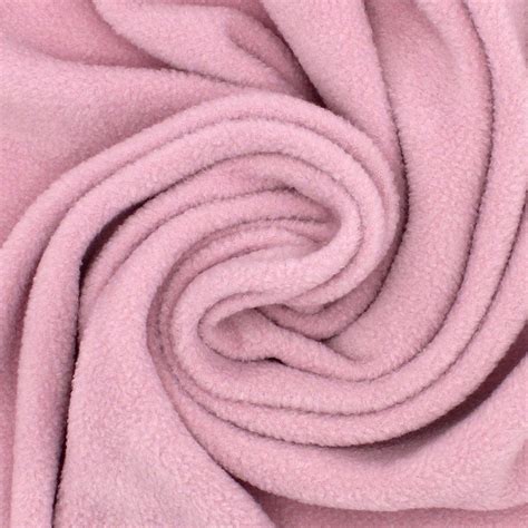 Tissu Polar Vieux Rose