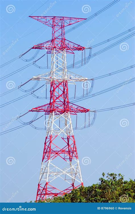 Electric Power Transmission Stock Photo - Image of amperage, electrical: 8796960