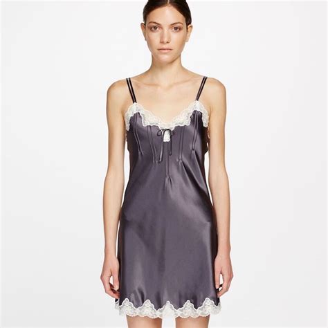 Scallop Lace Pure Silk Chemise