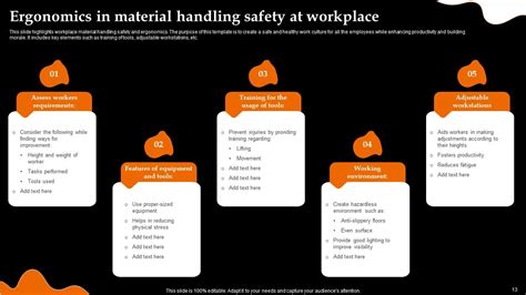 Material Handling Safety Powerpoint Ppt Template Bundles PPT Example