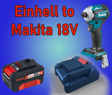 Stl File Einhell To Makita V Battery Adapter D Print Design To