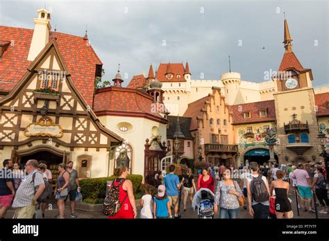 Germany Pavilion in Epcot, Walt Disney World, Orlando, Florida Stock ...