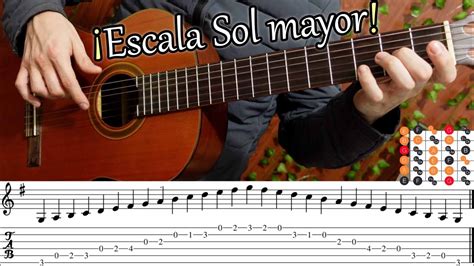 Como Tocar Escala Sol Mayor Tablatura Con Partitura Tutorial