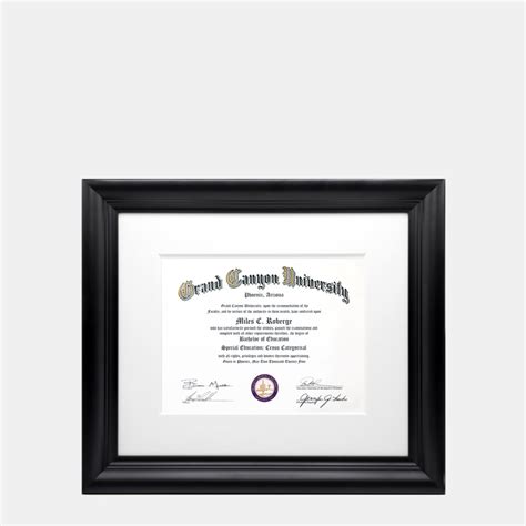 Black Diploma Frame, 8x10 | Frame your Diploma