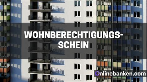 Wohnberechtigungsschein Wbs Anspruch Voraussetzungen Beantragung