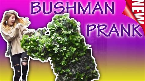 Bushman Scare Prank 332 Funny Prank EUGENE Bushman Funny Video