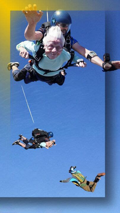 Old Yet Bold Dorothy Hoffner Eyes Skydiving Record