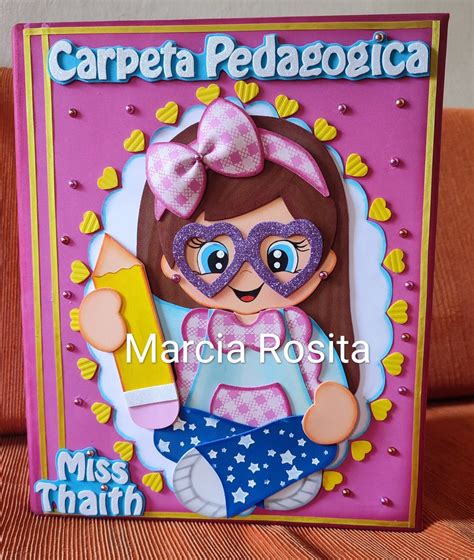 Carpeta Pedag Gica Manualidades Carpetas Decoradas Para Preescolar