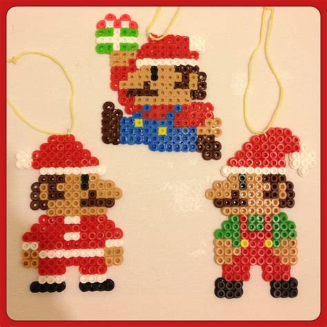 Mario Christmas Perler Bead Patterns