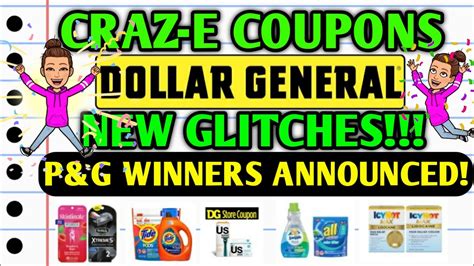 🤑new Glitches And Coupons🔥giveaway🎉dollar General Couponing This Week🤑