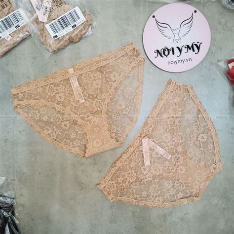 Quần lót Victorias Secret bikini ren màu da 560502seq Nội y Mỹ