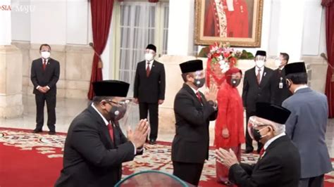 Resmi Ini 6 Momen Pelantikan Menteri Dan Wamen Baru Kabinet Indonesia