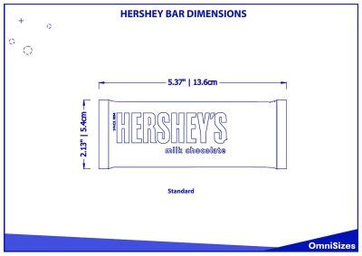 Hershey Bar Dimensions - Sizes of Objects and Stuff