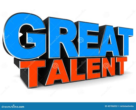 Talent Stock Illustration - Image: 40706052