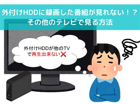 外付けhddに録画した番組を録画したテレビ以外でも見る方法の解説