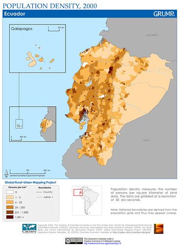 Ecuador Population Density 2000 Population Density Measu Flickr