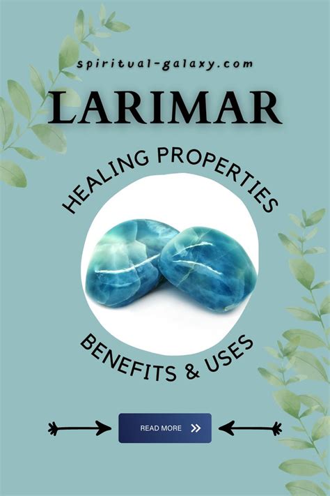 Larimar Meaning: Healing Properties, Benefits And Uses | Healing ...