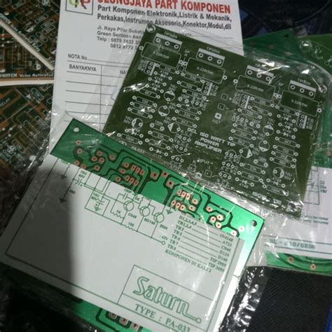 Jual Pcb Ocl Power Tip W Stereo Pa Power Amplifier Kit Layout