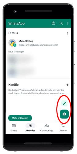 WhatsApp Status erstellen ansehen löschen PAYBACK