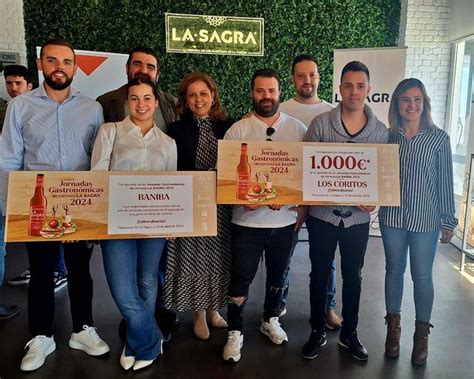 Jornadas Gastronómicas de Cerveza La Sagra 1er premio a Los Coritos de