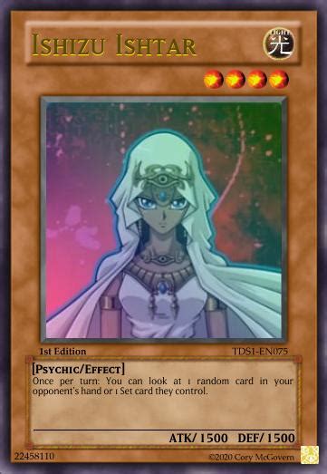 Ishizu Ishtar Cardcustom Yu Gi Oh Custom Think Tank Wiki Fandom