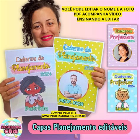 Capas De Planejamento Edit Veis Professora Cris Ensinando