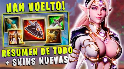 Vuelven Los Items Viejos Op A Smite Todo Resumido Y Skins Del Parche