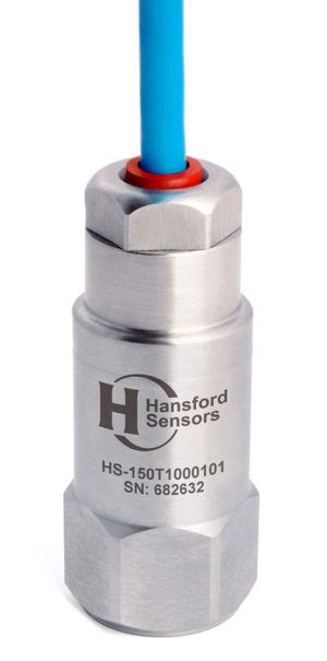 HS 150T Top Exit Integral PUR Cable Accelerometer With Temp Output