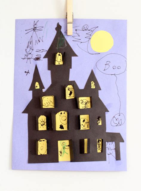 Be Different...Act Normal: Haunted House Craft for Kids