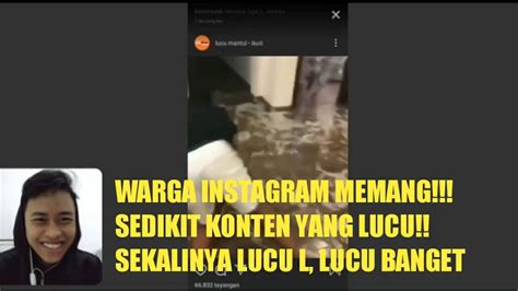 Nemenin Sahur Kalian Reaction Video Lucu Instagram YouTube