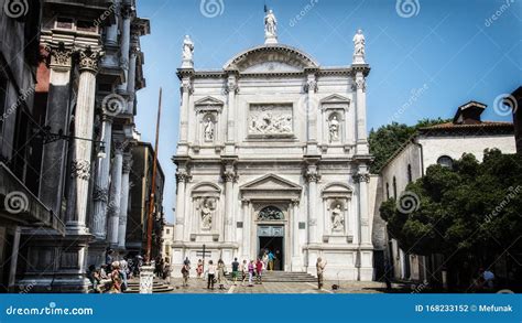 Church of San Rocco, Venice, Italy Editorial Photography - Image of ...