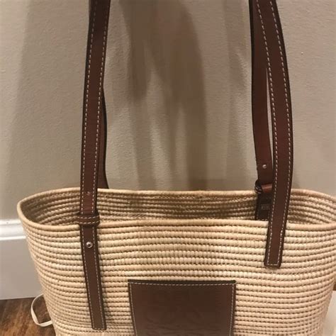 Loewe Bags Loewe Paulas Ibiza Square Raffia Basket Tote Bag Poshmark