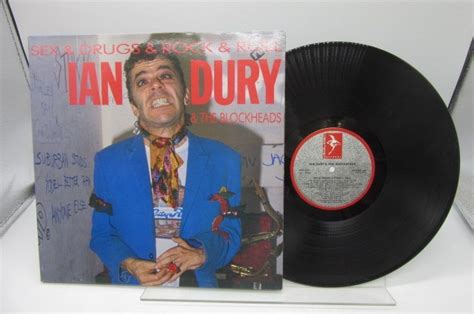 【やや傷や汚れあり】【uk盤】ian Dury And The Blockheads「sex And Drugs And Rock And Roll」lp