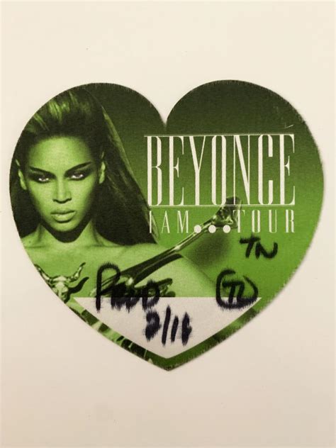 Beyoncé I Am... World Tour Backstage Pass | EstateSales.org