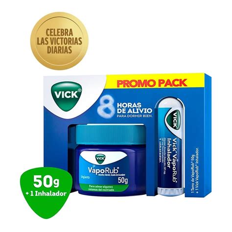 Pack Vick VapoRub ungüento 50 g más inhalador 197 mg Walmart