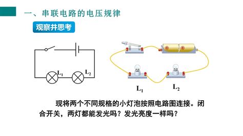 162 串、并联电路中电压的规律 2022 2023人教版物理九年级全一册ppt课件 课件中心 初中物理在线