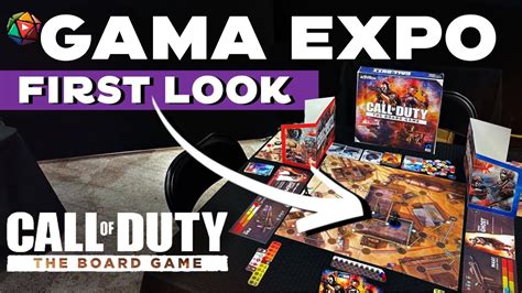 First Look CALL OF DUTY The BOARD GAME At GAMA Expo YouTube