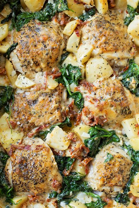 Creamy Tuscan Chicken And Potatoes Life Made Simple