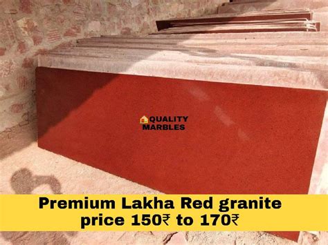 Polished Lakha Red Granite For Flooring Kitchen Countertops