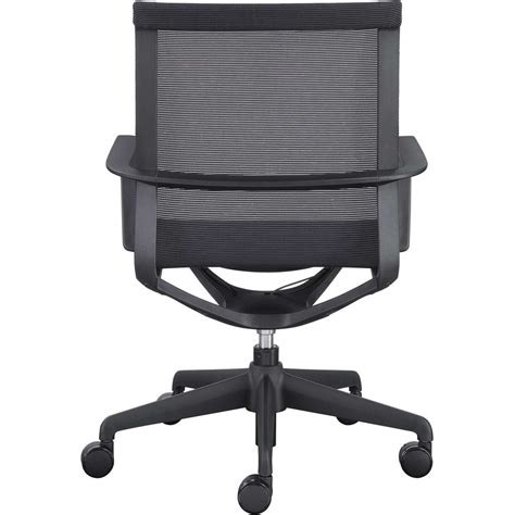 Lorell Executive Mesh Mid Back Chair Management Mid Back Chairs Lorell