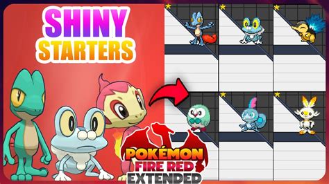 Como Come Ar Um Inicial Shiny Pok Mon Fire Red Extended Hack Rom